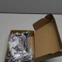 12 Pcs 6" Black Solid Steel Floating Shelf Bracket Blind Shelf Supports - Hidden Brackets for Floating Wood Shelves - Concealed Blind Shelf Support  Screws and Wall Plugs Included