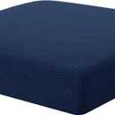 Hokway Stretch Couch Cushion Slipcovers Reversible Cushion Protector Slipcovers Sofa Cushion Protector Covers(Darkblue, Small) (Small (1 Piece))