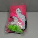 80s Outfit Women Costume Accessories Set T Shirt Shorts Tutu Skirt Neno Party Leg Warmers Headband, 5XL