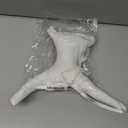 Breast Pillow  Soft 100% Cotton, Breast Pillow for Side Sleepers, Anti-Wrinkle Chest Support, Adjustable Strap, Breathable Fabric, Gift-Ready Red Box (White)