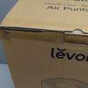 LEVOIT Air Purifier for Home Allergies Pet Hair in Bedroom, Covers Up to 1073 ft by 56W High Torque Motor, AHAM VERIFIDE, 3-in-1 Filter with HEPA Sleep Mode, Remove Dust Smoke Odor, Core300-P, White