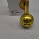 Anley Authentic 3" Flagpole Ball Topper Ornament - Gold Anodized Aluminum Finish - Weatherproof Top Replacement - Fit Standard American Flag Poles, Pulley Truck & Solar Lights