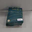 LBRO2M 100% Cotton Sheets Set Deep Pocket 19", 1000 Thread Count Queen Size 4 Piece Bed Sheet Sets Soft Comfortable Bedding All Season (Queen, Black)