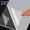 Thyle 12 Pack Clear Acrylic Photo Frame Double Sided Picture or Display Plastic Sign Holder Menu Holders for Tables T Shape Desktop Display Stand for Office Store Restaurant (3.5x5 Inch)