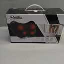 Papillon Back Massager,Shiatsu Neck Massager for Pain Relief,Electric Shoulder Foot Massage Pillow with Heat,Gifts for Mothers Day,Christmas Gifts for Women/Men,Deep Tissue Kneading for Waist,Legs (Black)