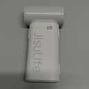 JISULIFE Portable Handheld Fan Life9, Turbo Power High Speed Air [18H Max Cooling Time], 5 Gear Wind, 5000mAh Rechargeable, Mini Pocket Design, Personal Fan for Travel Concerts Camping Makeup - Grey