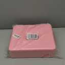 Jssmst Locking Cash Box with Coin Lid, 11.8L x 9.5W x 3.5H Inches, Latch Safe Money Box with Combination Lock, Pink