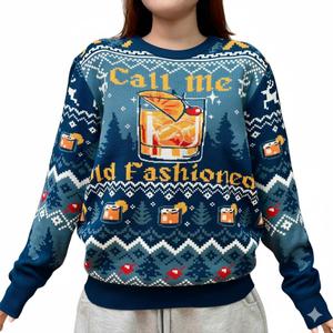 Call Me Old Fashioned Ugly Christmas Sweater – Ugly Christmas Sweater for Men 2025 – Xmas Knitted Sweaters - Xmas Knit Sweatshirt for Men, Women - Gifts for Christmas - Holiday Outfit (XL)