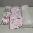 TIASUSAN American Mahjong Tile Set, 166 Pink Tiles, Bag and Mahjong Accessories, 4 All-in-One Rack/Pushers, Mahjong Set Complete