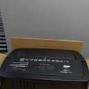 Bonsaii 12-Sheet Cross Cut Paper Shredder, 5.5 Gal Home Office Heavy Duty Shredder for Paper, Credit Card, Mail, Staples, with Transparent Window, High Security Level P-4 (C275-A)