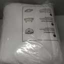 MATBEBY Queen Size Mattress Pad - Cooling Breathable Mattress Topper, Quilted Fitted Mattress Protector, Pillow Top Mattress Cover with 8-21" Deep Pocket, Soft, Machine Washable, White, 60x80 Inches