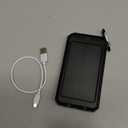 Power Bank 38800mAh Solar Portable Phone Charger with USB-C Fast Charging Battery Pack, with Compass LED Flashlight IP65 Waterproof, Compatible with iPhone, Samsung, iPad, Perfect for Outdoor, Camping