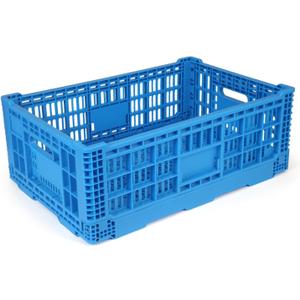 52L Plastic Collapsible Storage Bins with Handles,