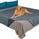 Ameritex Pet Bed Blanket Reversible 100% Waterproof Velvet Super Soft for Sofa and Bed, 82x82 Inches