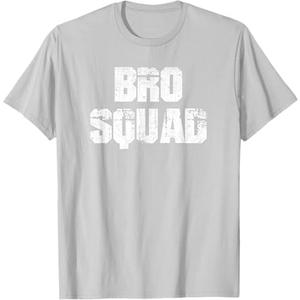 Bro Squad Brothers for Life T-shirt, Large