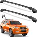 KINGGERI 330lbs All Aluminum Roof Rack Cross Bars Compatible with Toyota 4Runner 2010-2024 (with Raised Side Rails), Lockable Heavy Duty Anti-Theft roof Rack Crossbar Luggage Rack Kayak Accessories