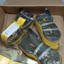 Flat Hook Ratchet Straps-Tie Down Straps Heavy Duty-2 Inch x 27 Feet-Weather Resistant Strap -3,333 Pound Working Load Limit-for Flatbed, Truck, Trailers Pickup(4 Pack) Yellow