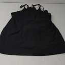 ANRABESS Women Athletic Dress Summer Tennis Workout Active Sports Mini Romper Dress Built in Shorts Travel Vacation Clothes (Medium, Black)