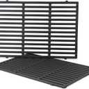 Stanbroil Cast Iron Cooking Grate for Weber Genesis II and Genesis II LX 300 Series Gas Grills - Grill Grid Grate for Weber Genesis 2022 - Replacement Parts for Weber 66095, Set of 2