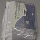 Grey Blackout Curtains Linen Room Darkening 96 Inch Long for Bedroom Living Room 2 Panels Set Back Tab 100% Black Out Curtains Light Gray Modern Linen Blended Thermal Insulated Drapes Heat Blocking