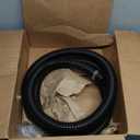 Pond Tubing 1 1/4"Id Black Plastic Corrugated Water Hose Strong Flexible Sump Pump Drain Hose Pipe 10Ft