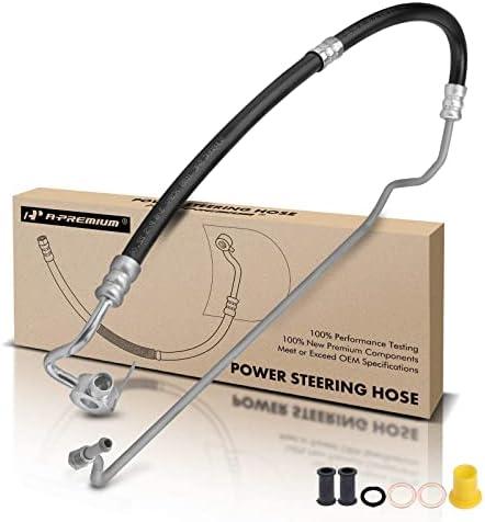  A-Premium Power Steering Pressure Hose Line Assembly Compatible with Toyota Tundra 2000-2006, Sequoia 2001-2007, 4.7L, with O-ring & Washer, Pump to Gear/Rack : Automotive