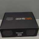 Dryshod Unisex Steel-Toe Max Hi Work Boots | Slip Resistant | Waterproof | Rubber | Black/Yellow, Size: 9