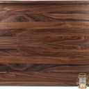 38"x 26" Extra Large Rectangle Black Walnut Wood Ottoman Tray