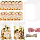 24 Set 50 Pcs Christmas Potpourri Cellophane Bags Resealable Closure Potpourri Gift Bags Stovetop Simmer Instruction Tags DIY Crafting Stovetop Simmer for Home Christmas Party Gift Decor Friend
