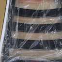 Lexicon Farmhouse Dining Chairs Set of 2, Kitchen Dining Chairs with Sturdy Solid Wood Frame, Legs, Footrest, High Ladder Back, Comfortable Classic Wooden Armless Side Seat, Easy Assembly, Black