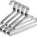 TIMMY Wire Hangers 33Pack Stainless Steel Strong Metal Coat Hanger Clothes 16.5 Inch.