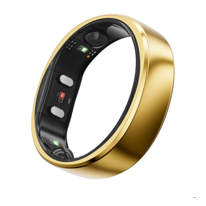 RingConn Gen 2, World’s First Smart Ring with Sleep Apnea Monitoring, No APP Subscription, 12-Day Battery Life, Stress/Heart Rate/Women's Health Tracker, Android & iOS Compatible (Gold, Size 8) 
