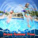 Non Slip Splash Pad for Kids and Dogs, 67'' Extra Large Splash Pad Outdoor Sprinkler for Kids, Dog Water Summer Toys Outdoor Toys for Toddlers 3-5 Ages 4-12