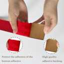 2 x Floor Transition Strip Self Adhesive Flat Laminate Floor Cover Strip Carpet to Tile Transition Strip for Laminate Flooring Vinyl Floor Transition Strip Threshold Strip Home Improvement(Brown,6.56Ft)