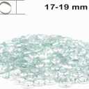 Flat Glass Marbles for Vases - 5 LB Clear Decorative Stone Beads for Vases, Crafts, Colored Rocks Table Scatter, Aquarium and Fish Tank Pebbles, Party Centerpieces, Gem Dcor, Mosaics Floral Displays
