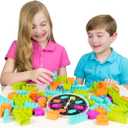 Strictly Briks Compatible with Lego Duplo Brik Builder Family Game for Toddlers and Kids | Board Game with Building Blocks and Bricks | Bricks Compatible with All Brands
