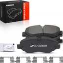 A-Premium Front Ceramic Brake Pads Set Compatible with Mercedes Benz Sprinter 2500 2010-2018, Metris 2016-2020 & Dodge Sprinter 2500 & Freightliner Sprinter 2500 & Volkswagen Crafter Van, 4-Pack