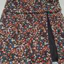 Avanova Women's Boho Floral Mesh Slit Split Long Skirts High Waisted Sexy Summer Maxi Skirts Floral Muti Medium