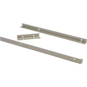 ClosetMaid SuiteSymphony Top Shelf Support Bracket Kit, Add On Accessory, Shelf Hardware Set, for Top Shelf, Satin Nickel