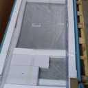 Woodbridge 57.5-60" W x 80" H Frameless Single Sliding Soft-Close Shower Door with Tempered Glass & Explosion Proof Film in Chrome Finish