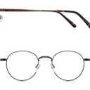 Round Reading Glasses for Women Men Vintage Retro Blue Light Blocking Computer Readers, Magnification Strength: 2.75 x