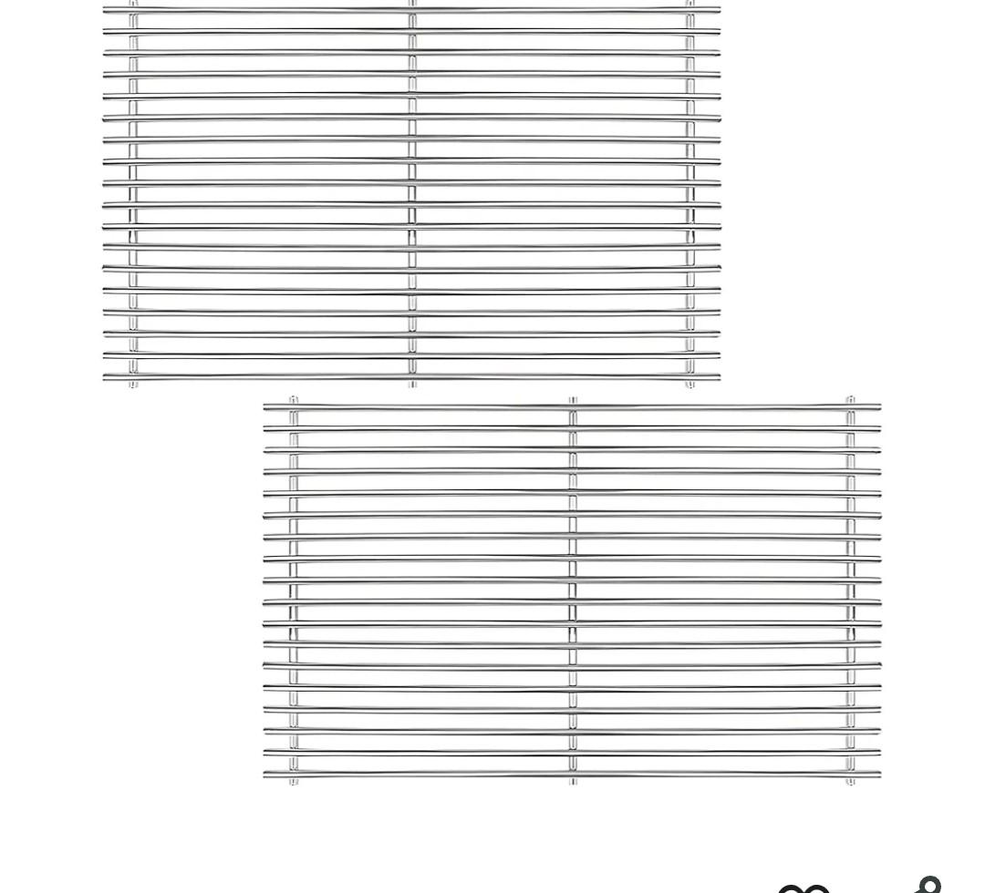 YOUFIRE Grill Grates for Weber Genesis 300 Series, 19.5" Stainless Steel BBQ Grids Replacement for Weber 7528/7524 Cast Iron Grate