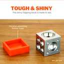 Splenor Tools Steel Dapping Doming Block - for Jewelry Making - Metal Forming Tool - Shaping Die