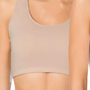 Fruit of the Loom Women's Built Up Tank Style Sports Bra, Beige, Size 44
