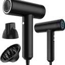 Erofexo Professional High Speed Ionic Hair Dryer | UltraFast Drying | Low Noise | 110000 RPM |Metal Body |Household Travel| Compact Blow Dryer with Magnetic Diffuser for Faster Drying All Hair Types