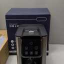 Hot & Iced Coffee Maker with Bold Setting, Single Serve Coffee Maker for K Cup and Grounds, 6-14 Oz Brew Sizes, 50 Oz Removable Water Tank, One Cup Coffee Machine with Reusable Filter, Black