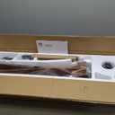 60 inch Ceiling Fan Without Light, Ceiling Fan No Light with Remote Control and Quiet DC Motor, Outdoor Fans for Patios,Solid Wood 3 Blades,ETL Listed - Dark Walnut