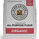 King Arthur, 100% Organic All-Purpose Flour Unbleached, Non-GMO Project Verified, No Preservatives, 2 Pounds