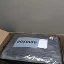 Woolrich Heated Plush to Berber Electric Blanket Throw Ultra Soft Knitted, Super Warm and Snuggly Cozy with Auto Shut Off and Multi Heat Level Setting Controllers, Twin: 62x84, Grey