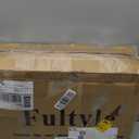 Night Stand with Charger Station, Wood NightStand with Drawer and Open Shelf, Fluted Bedside Table Side Table with Solid Wood Legs for Living Room, Bedroom and Small Space (Rustic Walnut)